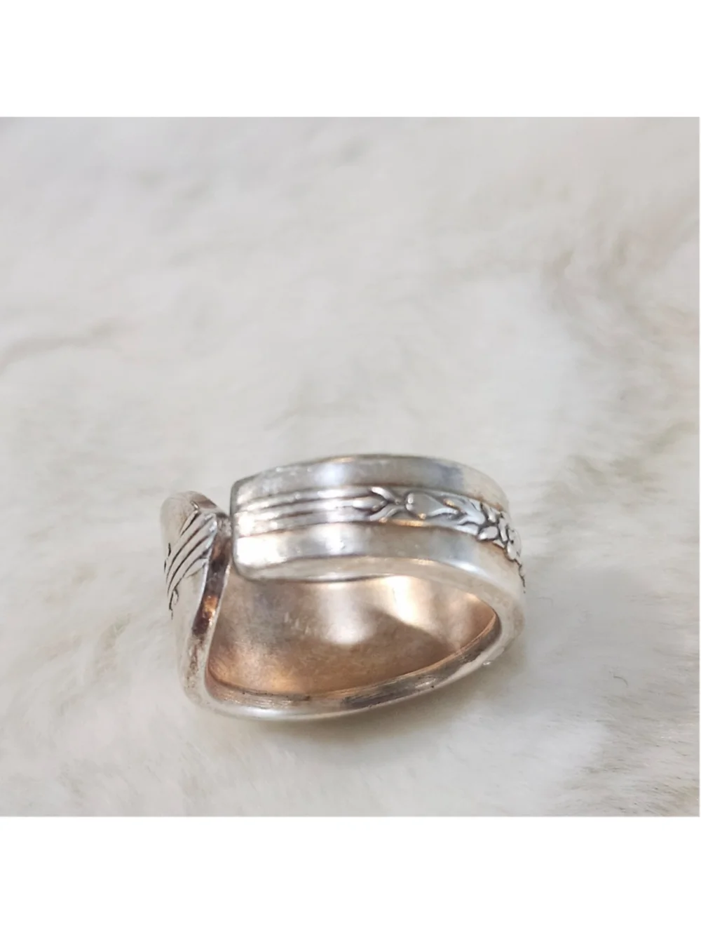 Silverwear Ring Size 7 ONEIDA silverplate ROYAL ROSE